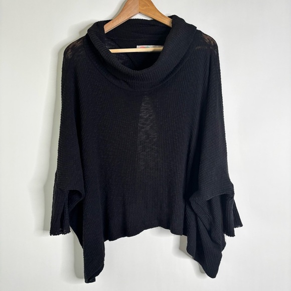 Free People Beach World Traveler Cowl Neck Open Back Pullover Sweater XS - Picture 1 of 8